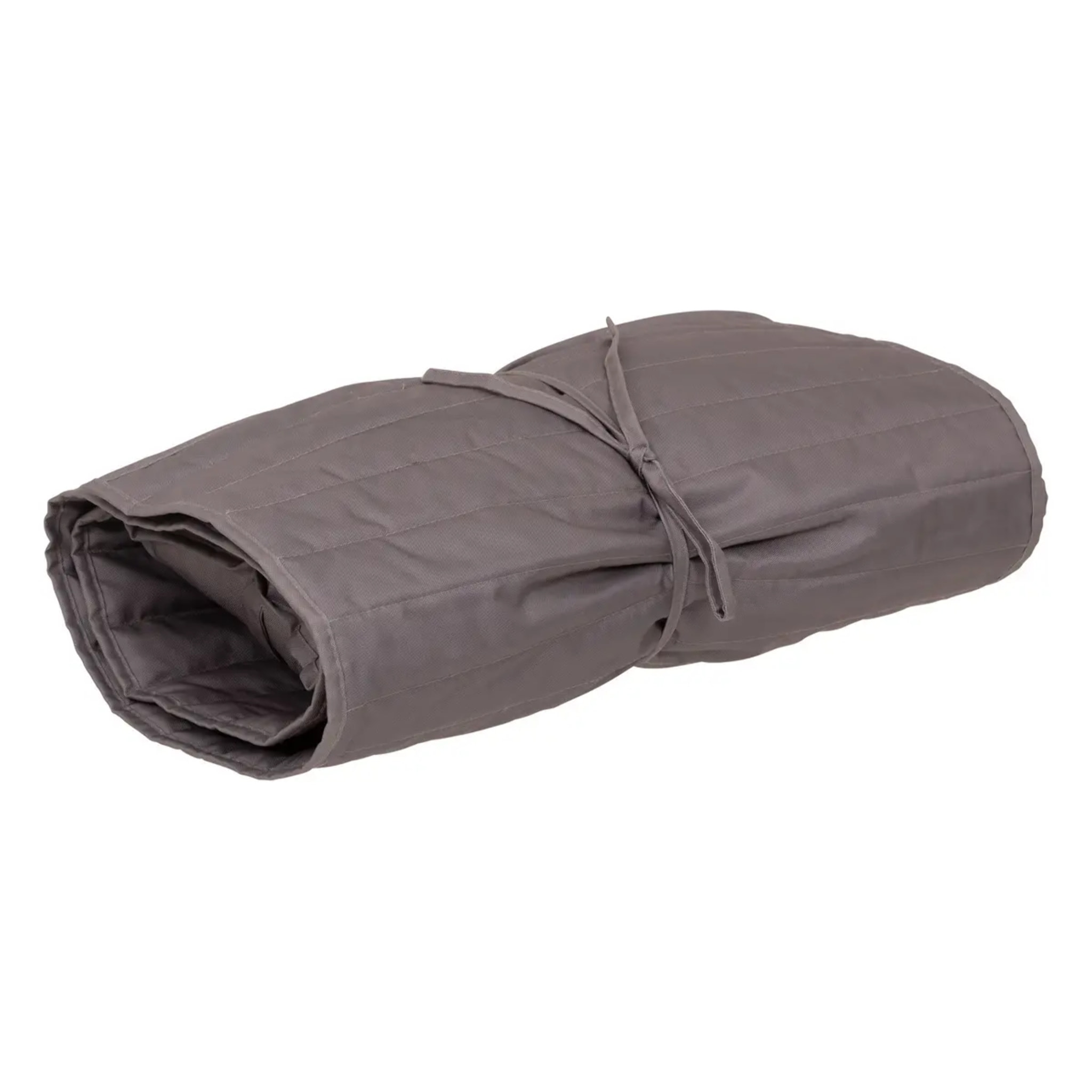 Coussin de transat enroulable "Adiya" taupe 180x60cm en polyester