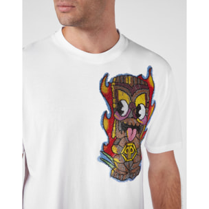 PHILIPP PLEIN Camiseta de cuello redondo y manga corta HAWAII