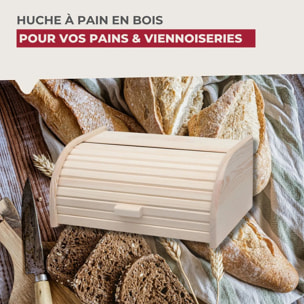 Huche à pain en bois Fackelmann Boissellerie