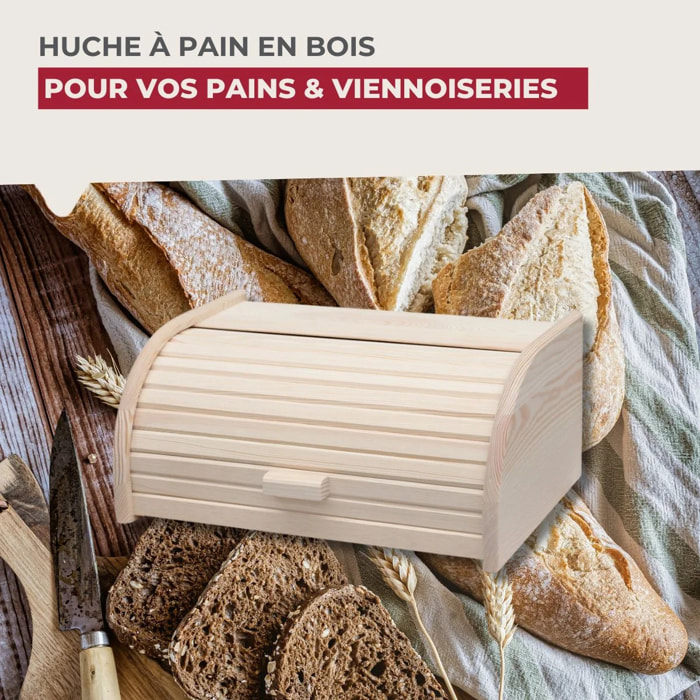 Huche à pain en bois Fackelmann Boissellerie