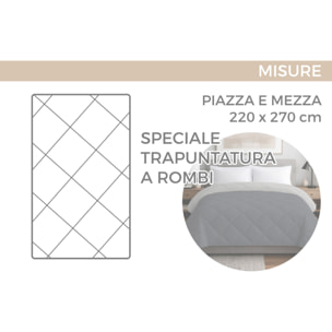 Trapuntino Estivo Leggero 100gr Ideale Primavera/ Estate Disegno Magnolia Azzurro