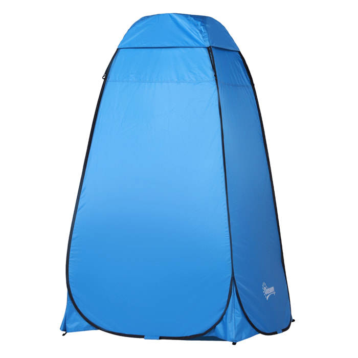 Carpa Vestidor de Poliéster Oxford Metal 1,2x1,2x1,9m Azul