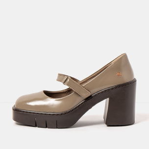 Merceditas 1977 NAPPA SHINNY TAUPE/BERNA color Taupe