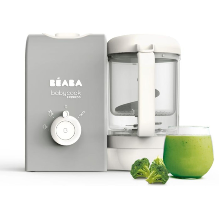 Mixeur Cuiseur Bébé BEABA Babycook Express -Gris Velours