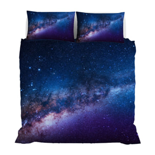 PARURE COPRIPIUMINO GOODNIGHT MATRIMONIALE - STAMPA DIGITALE 100% Microfibra