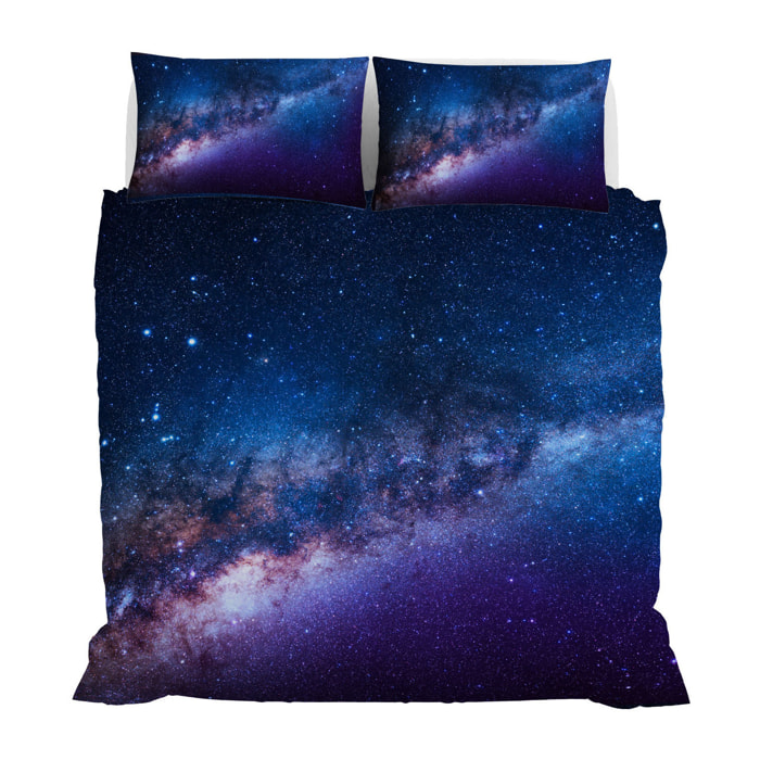 PARURE COPRIPIUMINO GOODNIGHT MATRIMONIALE - STAMPA DIGITALE 100% Microfibra