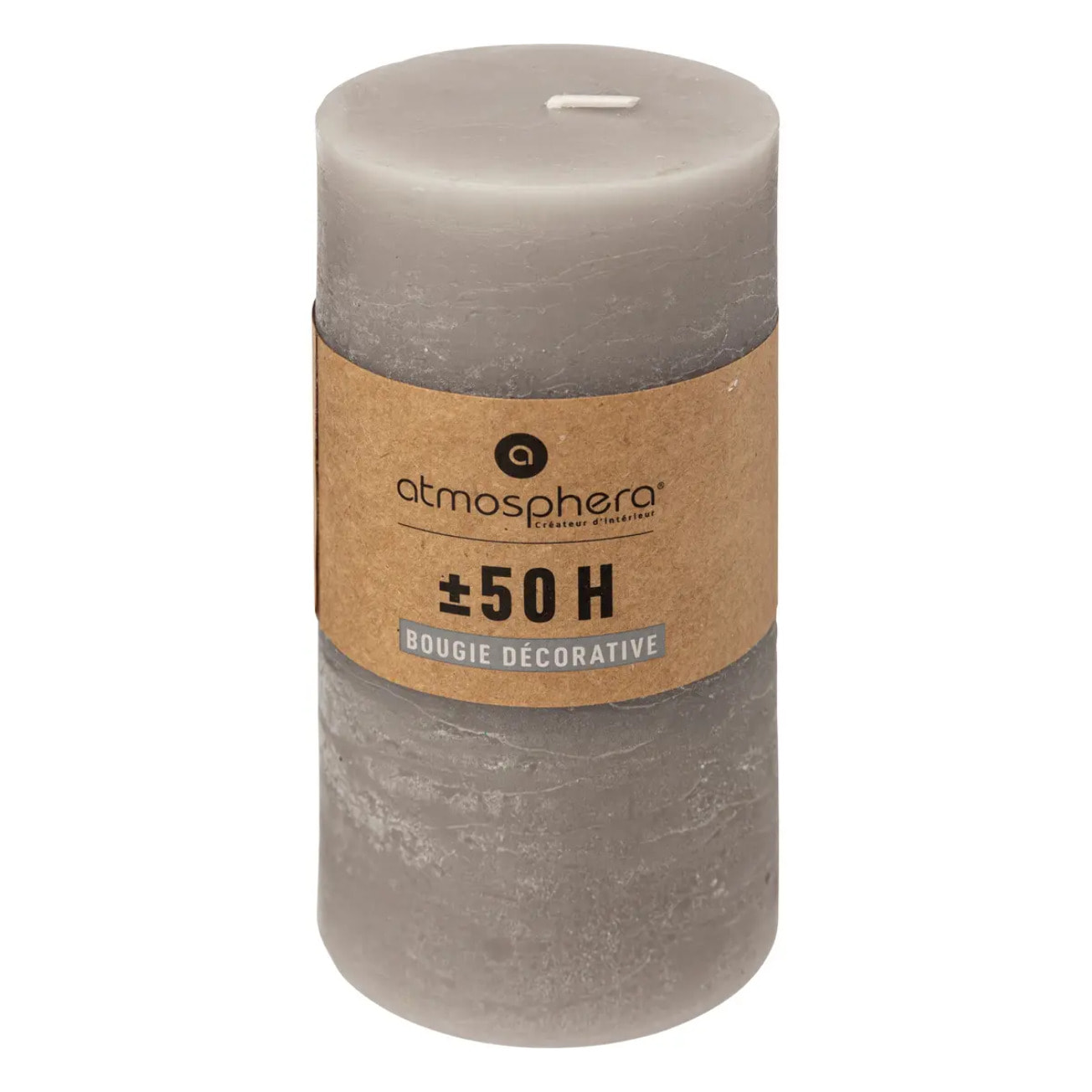 Bougie rustique gris 445g