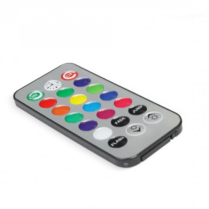 Boules multicolores lumineuses avec télécommande - lot de 5