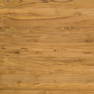 Table et bancs de jardin 10 personnes en bois - Luma