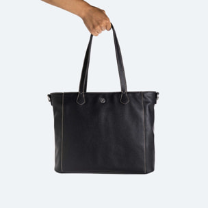 ESSENTIALS SHOPPER BLACK