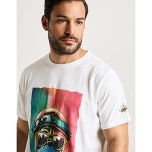 Camiseta Manga Corta Blanco - Rugusu