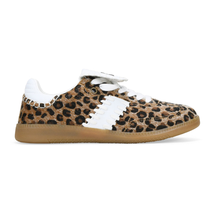 Zapatillas leopardo con suela de goma