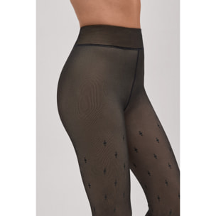 Collant termico con effetto stampa geometrica, 160 denari