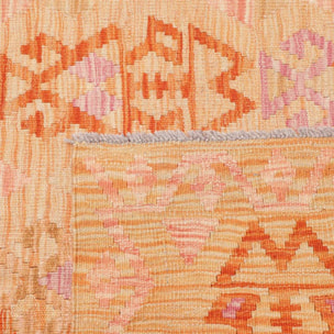 Tapis kilim au motif ethnique, tissé plat authentique, ZANIS