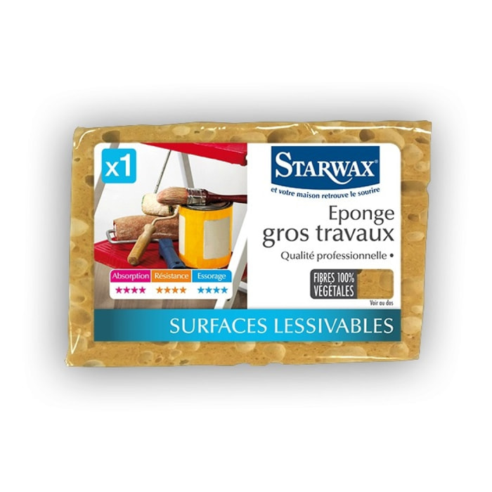 Éponge STARWAX gros travaux - 1360