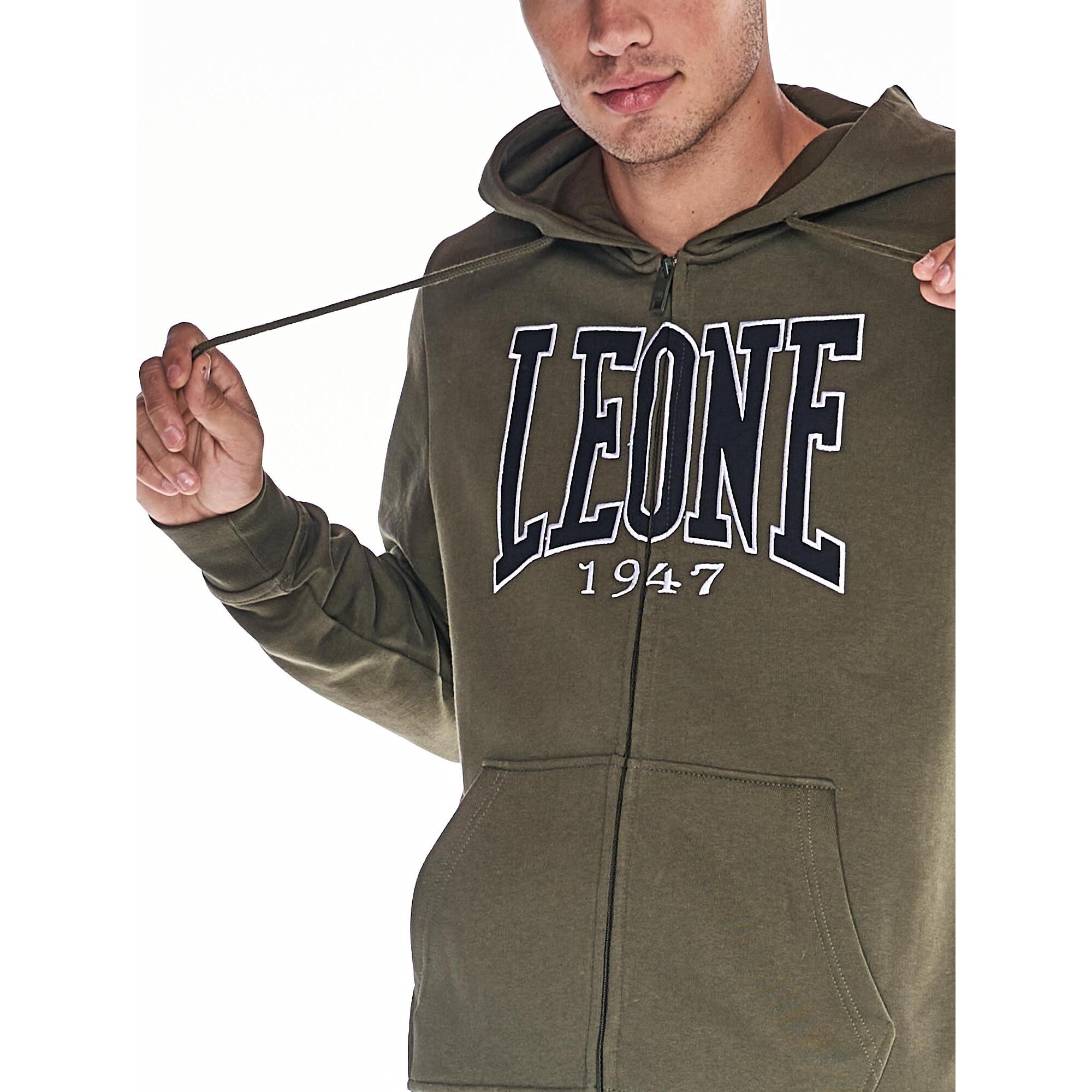 Chándal de hombre Earth Tones con cremallera completa y capucha