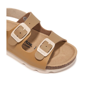 Sandalias Bio Hebilla Marrón