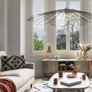 Lampe à poser "Palm" - bambou H55 cm