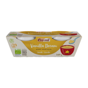 Postre Vainilla Dream Bio Ecomil 2 uds de 125 g