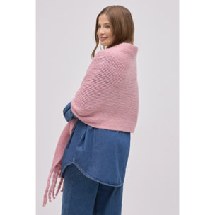 Sciarpa rosa semplice