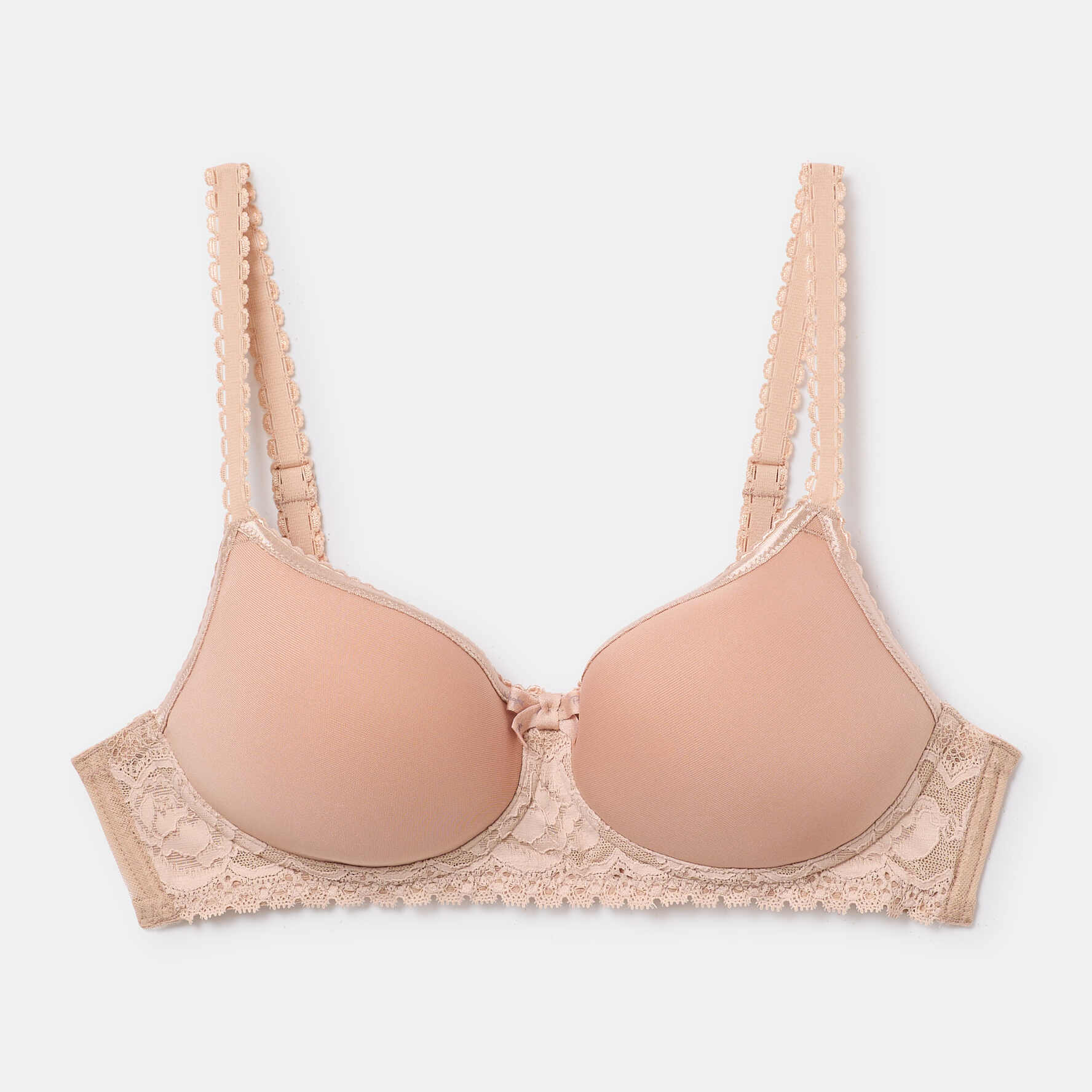 Sujetador sin aros Spacer Flower Elegance con encaje reciclado