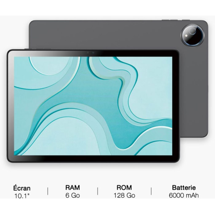 Tablette Android LOGICOM Tab Fold 10 Noir 128Go