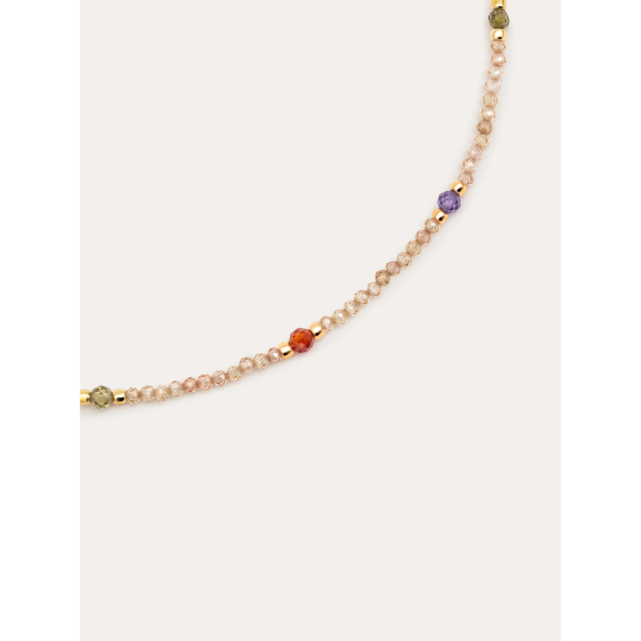 Collar Glam Acero Baño Oro