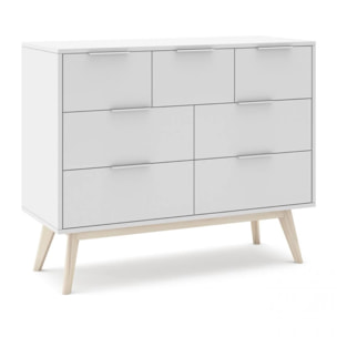 Cómoda Numa Blanco - Oak Soft