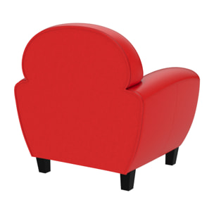 Fauteuil Club rouge