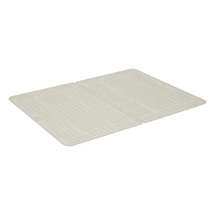 Tapis de vaisselle Sileo pliant beige