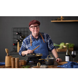 Casserole av couvercle verre Brasserie