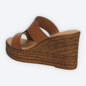 Sandali Donna Tata Italia Marrone