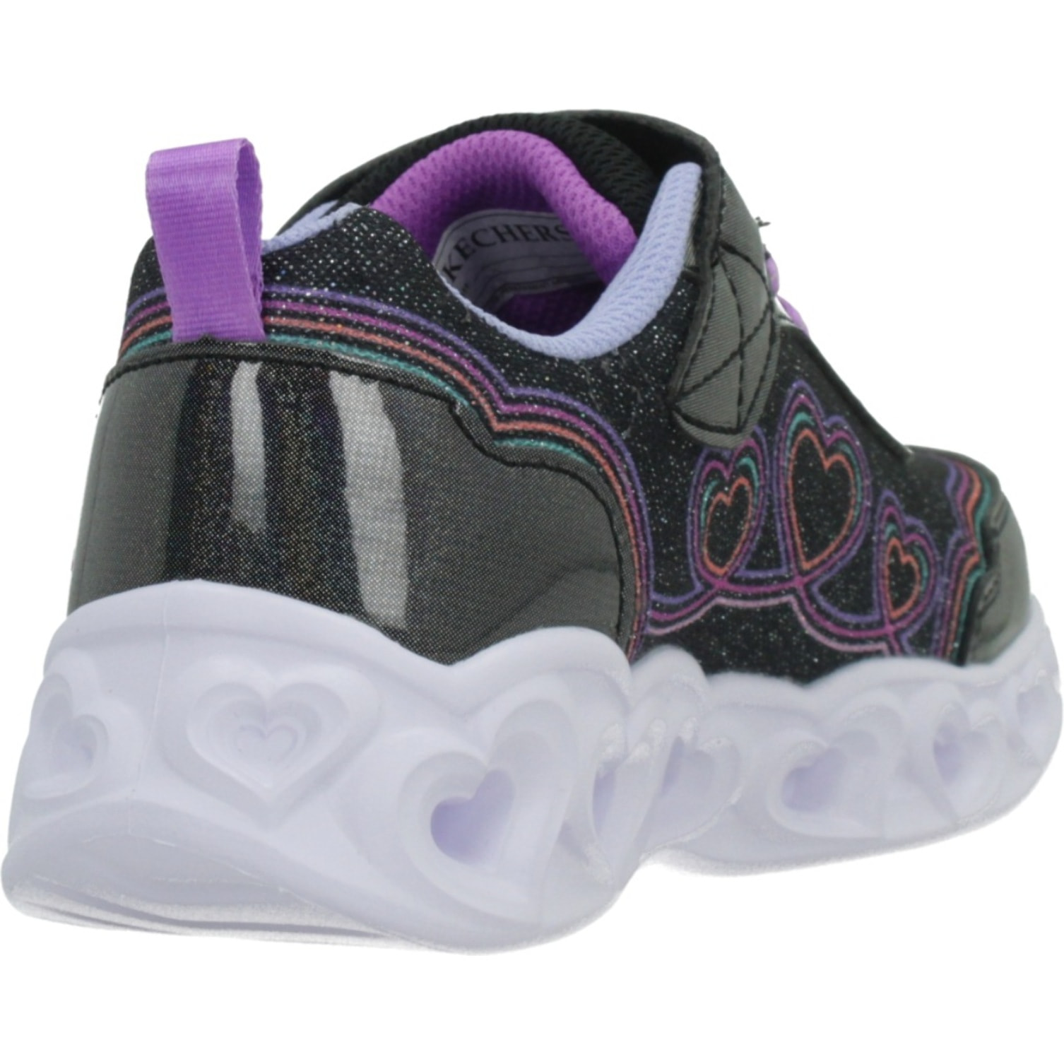 Zapatillas Niña 303736lcs Heart Lights Negro