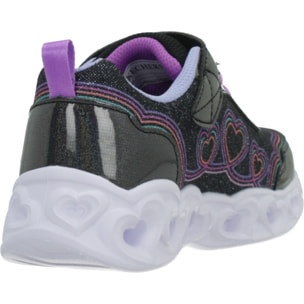 Zapatillas Niña 303736lcs Heart Lights Negro