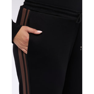 Fiorella Rubino - Pantaloni Wide Leg in tessuto scuba - Nero