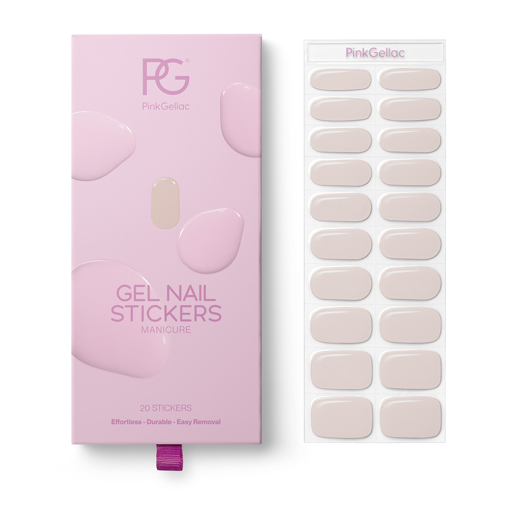 Stickers gel - 0015 Romantic Chrome