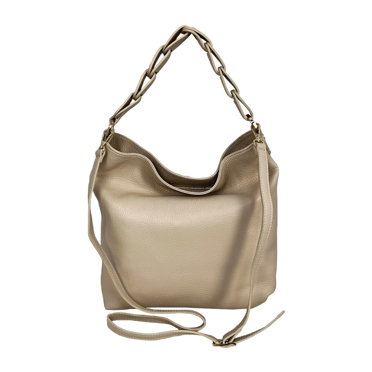 Borsa a spalla Cheval Firenze Lily Beige
