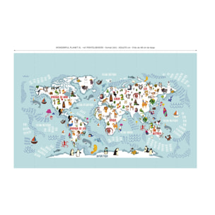 Papier peint panoramique Wonderful Planet