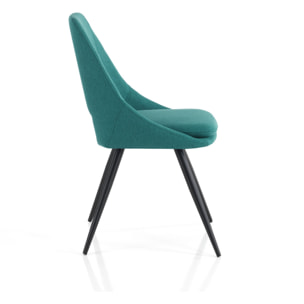 Tomasucci Ensemble de 2 chaises BETTA BLUE