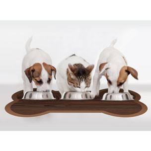 Alfombra de vinilo mascotas CERAMIKO, Bone 30x50 cm