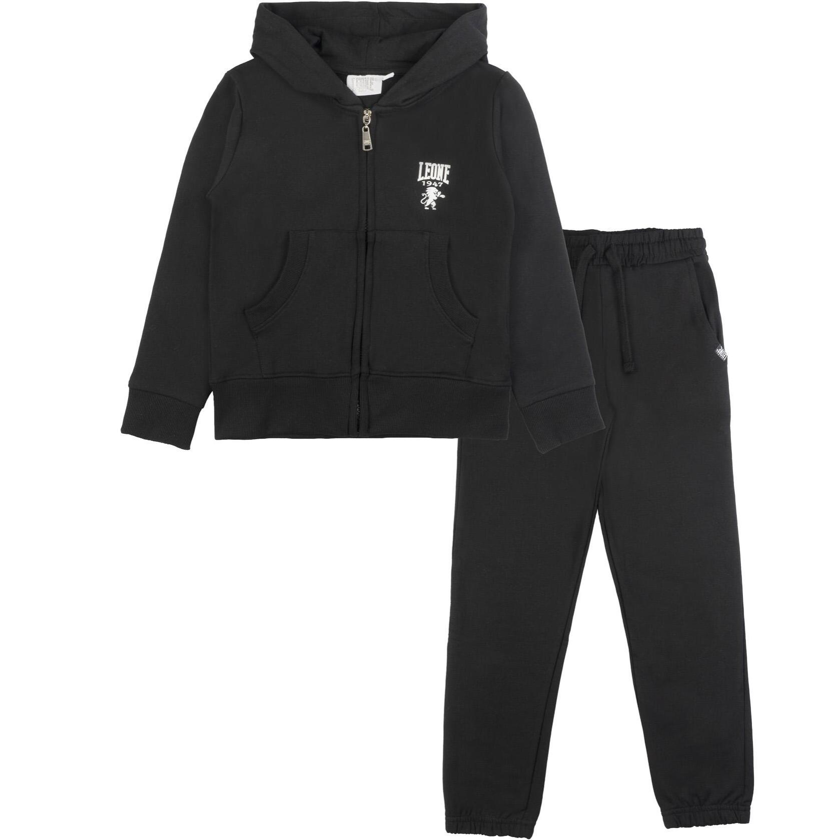 Tuta invernale da bambina con cappuccio e zip Leone 1947 Fresh