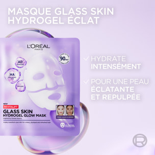 L'Oréal Paris Revitalift Filler Masque Glass Skin Hydrogel Éclat (x3)