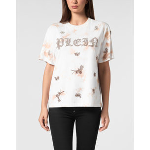 PHILIPP PLEIN Camiseta Hombre Fit FLOWERS