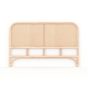Tête de lit en rotin et cannage 140 cm - Naïra