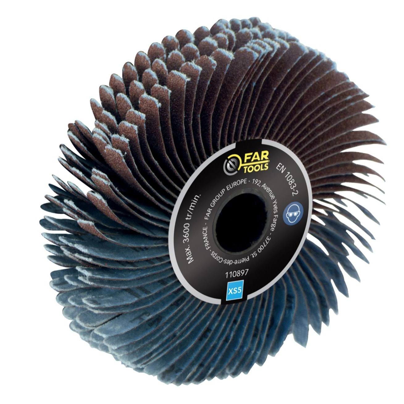 Brosse à lanières FAR TOOLS Ø 120 mm L 20 mm - 110897