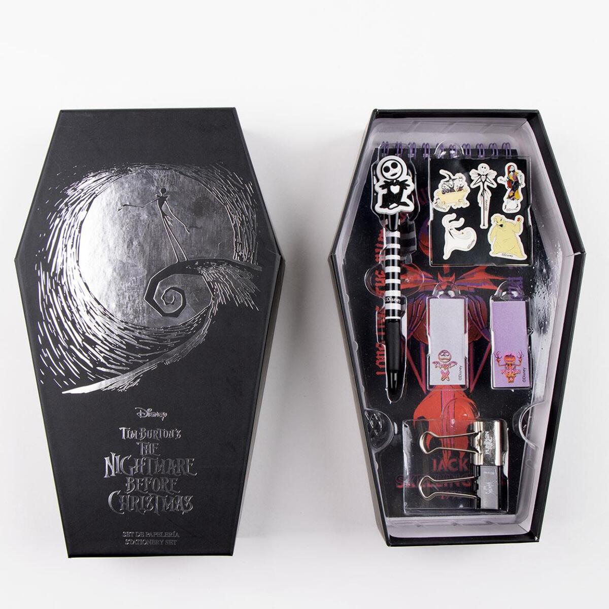 Set de papelería nightmare before christmas