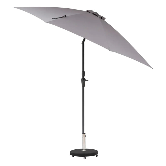 Parasol droit rond Sisko Ardoise