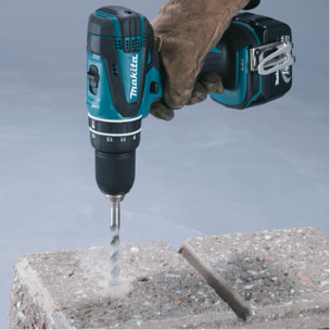 Perceuse visseuse à percussion 14.4V Li-ion 4Ah Ø13 mm MAKITA - DHP446RMJ