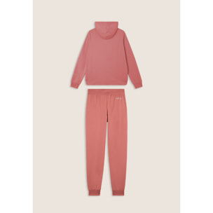 Tuta donna in French Terry Modal con zip e cappuccio