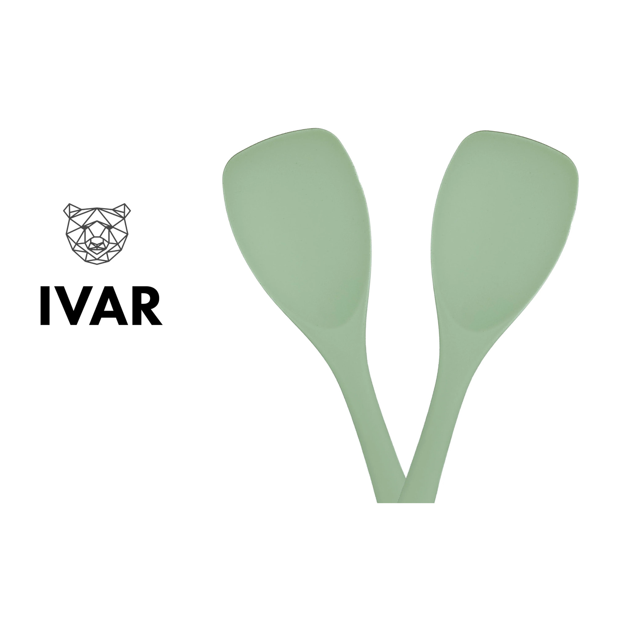 Couverts à salade en silicone IVAR